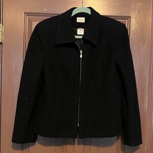Nieman Marcus Y2K Black Women's Zip Blazer 10
